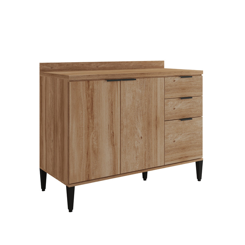 Mueble Inferior De Cocina Freijo 120x87.5cm Con Mesón