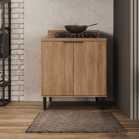 Mueble Inferior de Cocina Freijo 80x90cm Con Mesón - Muebles Inferiores | Bylmo