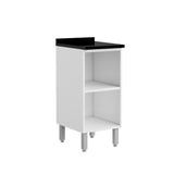 Mueble Inferior de Cocina Blanco 40x89cm Con Mesón - Muebles Inferiores | Bylmo