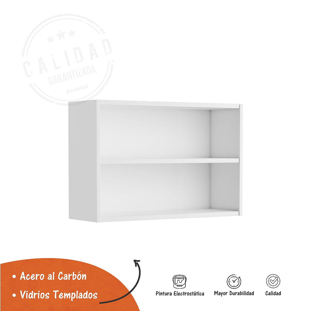 Mueble Superior Rojo 80x52cm con Tres Puertas - Muebles Superiores | Bylmo