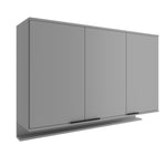 Mueble Superior Gris 120x79.5cm Con Tres Puertas