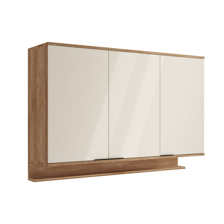 Mueble Superior Freijo Y Beige 120x79.5cm con Tres Puertas - Muebles Superiores | Bylmo
