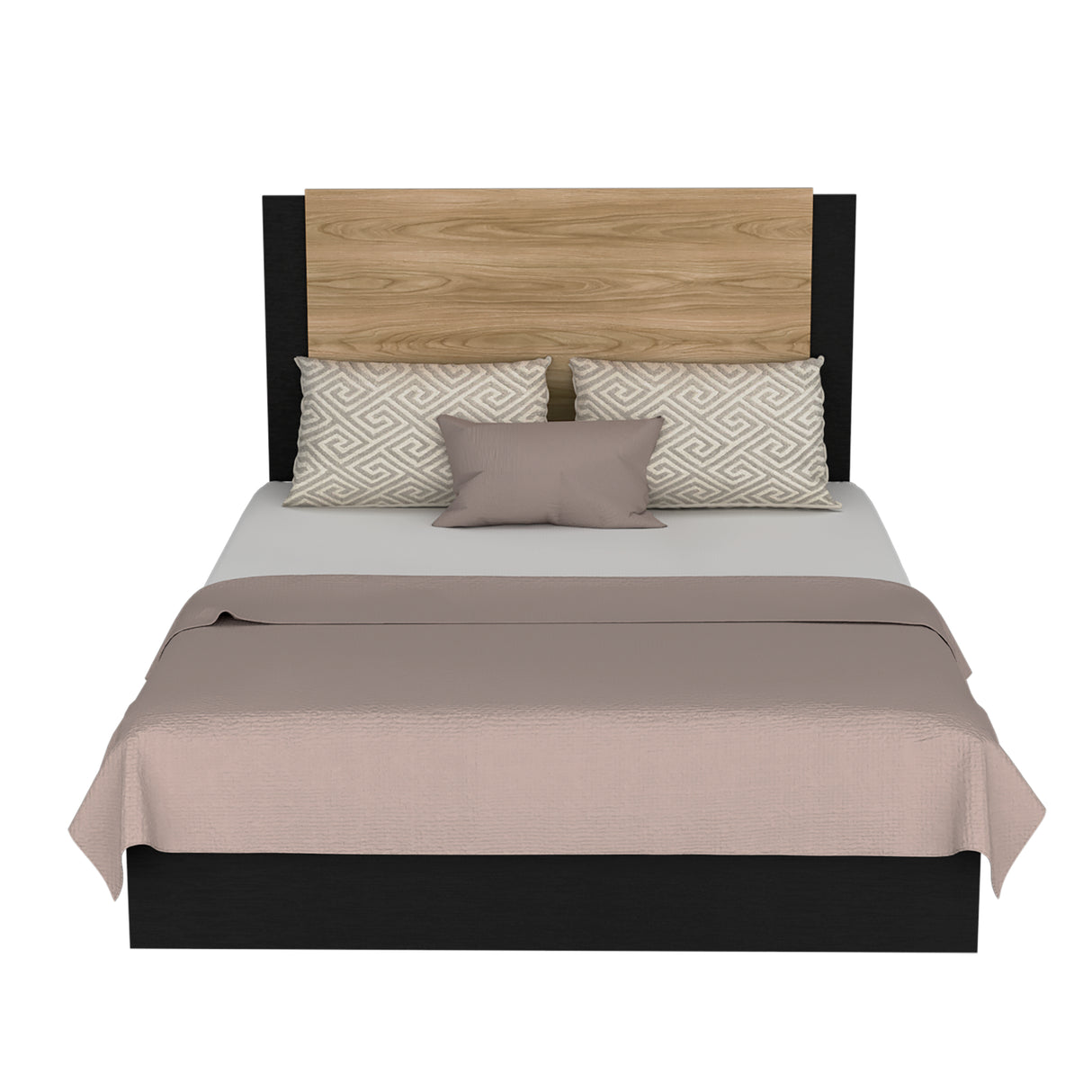 Cabecero Ajustable Neuss Fresno Europeo y Wengue 200x72.3cm para Cama Queen - Cabeceros | Bylmo