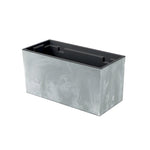 Matera Urbi Case W Beton Gris Concreto 39.5x19.5cm Rectangular Para Barandas