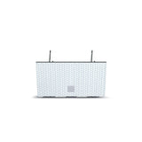 Matera Rato Case W Blanco 39.5x19.5cm Rectangular Para Barandas - Materas y Macetas | Bylmo