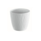 Matera Sandy P Blanco 18.8x17.5cm Cónica De Escritorio - Materas y Macetas | Bylmo