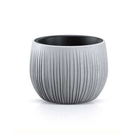 Matera Beton Bowl Gris Concreto 18x13.6cm Cónica De Escritorio - Materas y Macetas | Bylmo