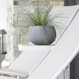 Matera Beton Bowl Gris Concreto 18x13.6cm Cónica De Escritorio - Materas y Macetas | Bylmo