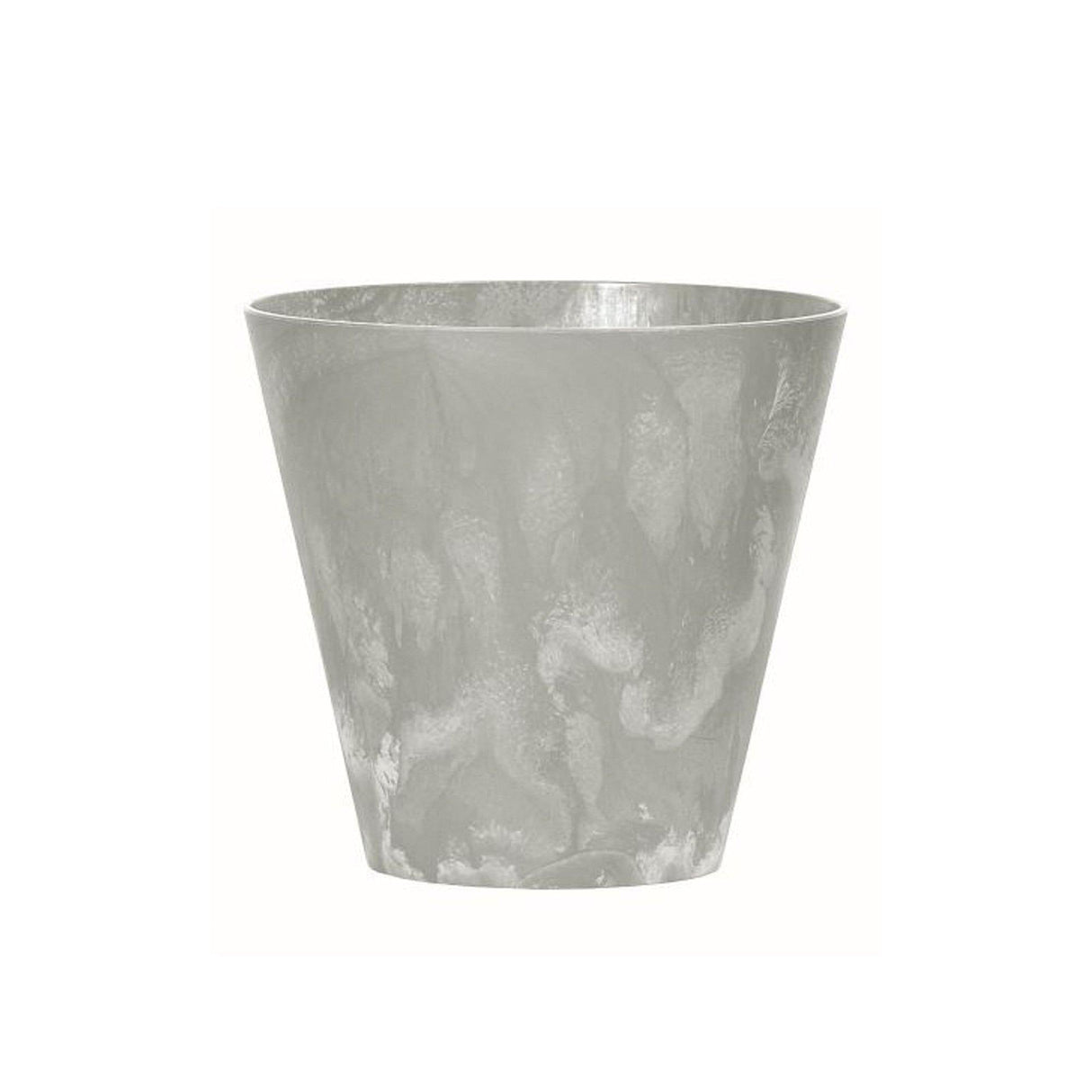 Matera Tubus Beton Gris Concreto 20x18cm Cónica De Escritorio - Materas y Macetas | Bylmo