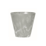 Matera Tubus Beton Gris Concreto 20x18cm Cónica De Escritorio - Materas y Macetas | Bylmo