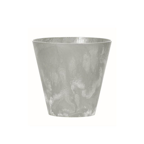 Matera Tubus Beton Gris Concreto 20x18cm Cónica De Escritorio - Materas y Macetas | Bylmo