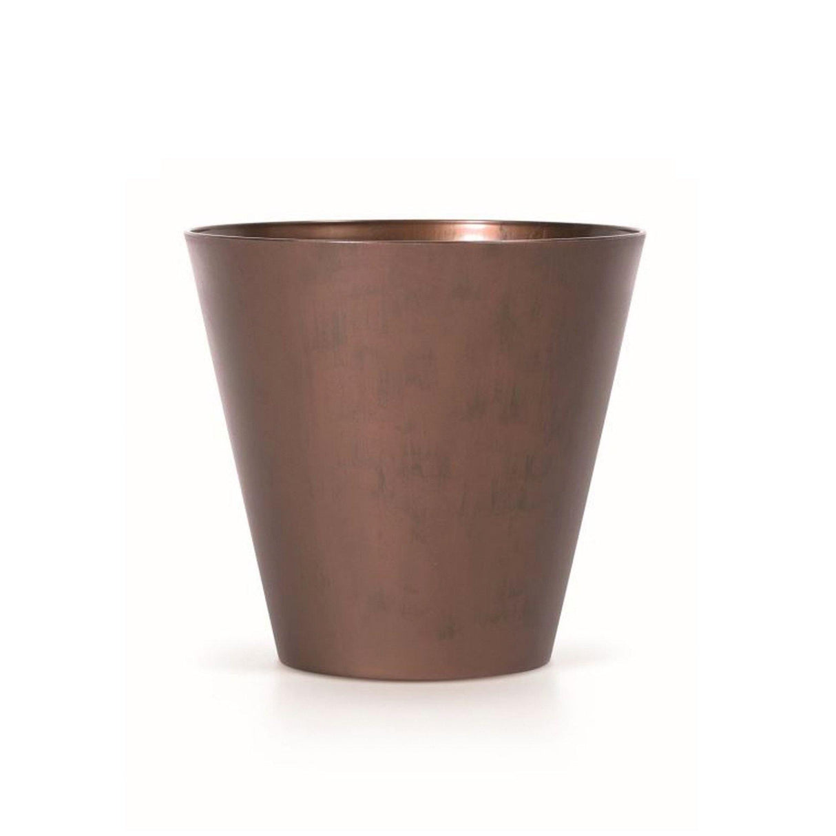 Matera Tubus Corten Cobre 20x18cm Cónica De Escritorio - Materas y Macetas | Bylmo