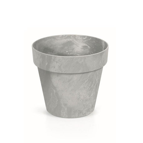 Matera Cube Beton Gris Concreto 20x18cm Cónica De Escritorio - Materas y Macetas | Bylmo