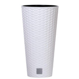 Matera Tubus Rato Blanco 40x76.3cm Cónica Tradicionales De Piso - Materas y Macetas | Bylmo