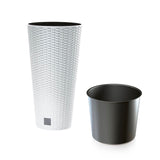 Matera Tubus Rato Blanco 40x76.3cm Cónica Tradicionales De Piso - Materas y Macetas | Bylmo