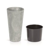 Matera Tubus Beton Gris Concreto 30x57.2cm Cónica Tradicionales De Piso - Materas y Macetas | Bylmo