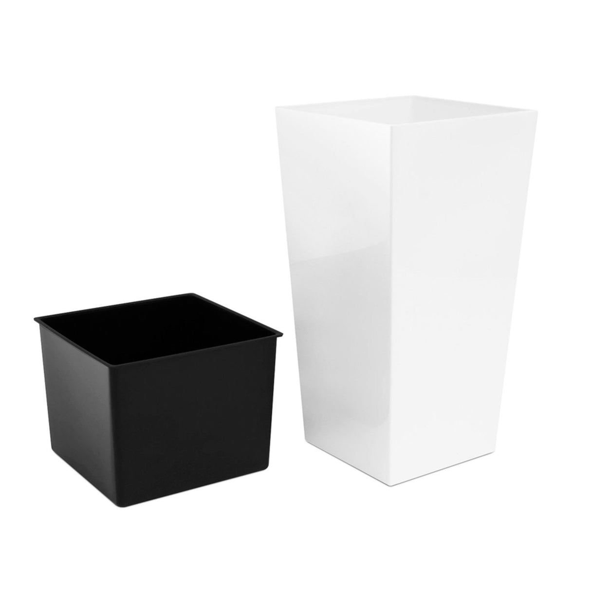 Matera Urbi Blanco 40x75cm Cuadrada Tradicionales De Piso - Materas y Macetas | Bylmo