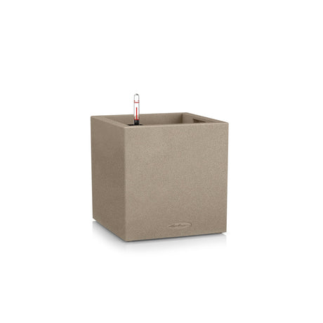 Matera Canto Arena 14x13.5cm Cuadrada De Escritorio Con Sistema de Riego Automático - Materas y Macetas | Bylmo