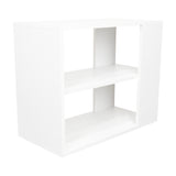 Mesa Auxiliar Garden Blanco 60x50cm Rectangular con Patas - Mesas Auxiliares | Bylmo