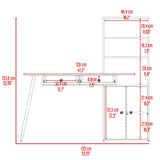 Escritorio Alfari Fresno Europeo Capri 135x133.6cm con Organizador de Libros y Archivador - Escritorios | Bylmo