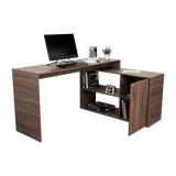 Escritorio en L Axis Milan 151.5x76.5cm con Organizador de Libros y Archivador - Escritorios | Bylmo