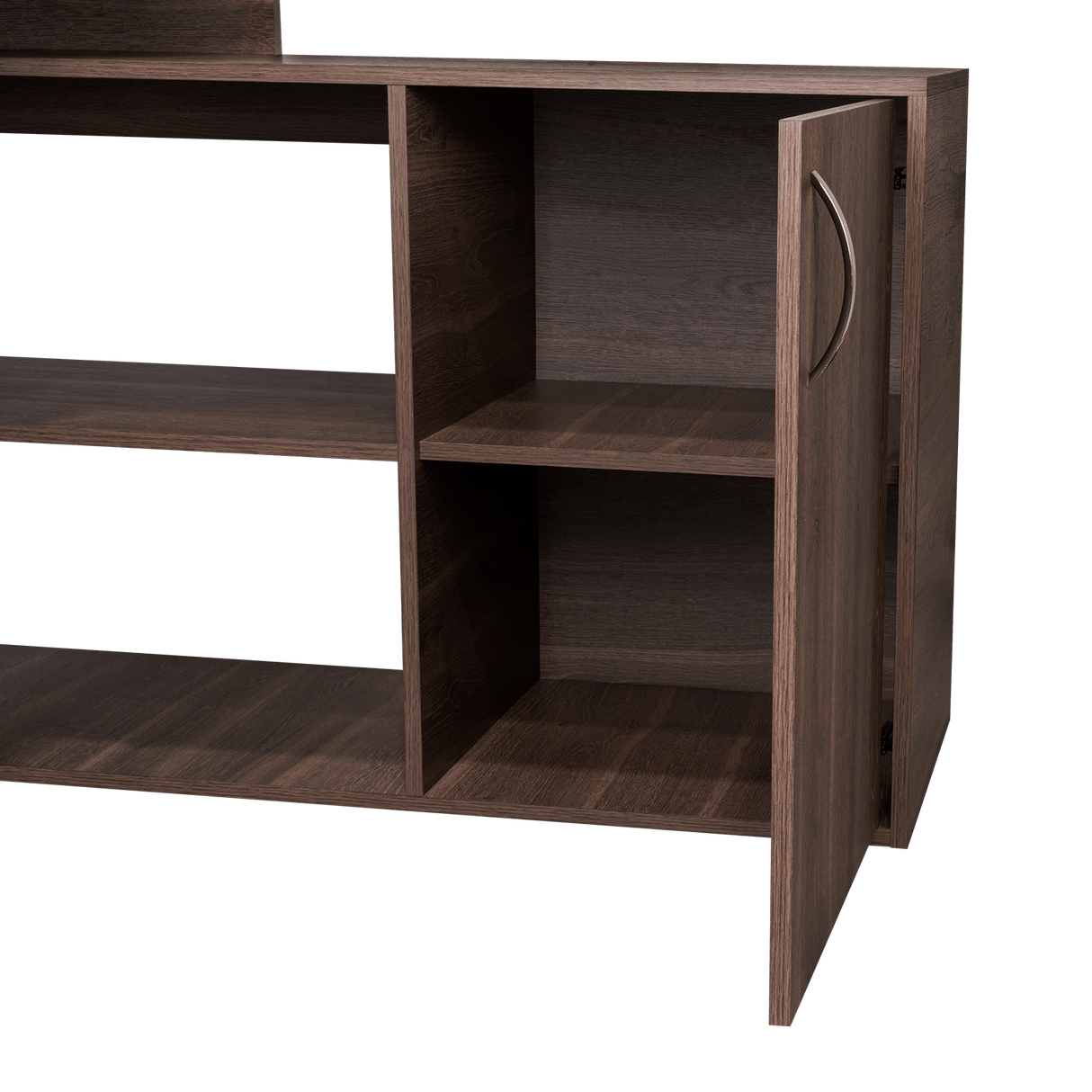 Escritorio en L Axis Milan 151.5x76.5cm con Organizador de Libros y Archivador - Escritorios | Bylmo