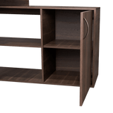 Escritorio en L Axis Milan 151.5x76.5cm con Organizador de Libros y Archivador - Escritorios | Bylmo