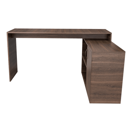 Escritorio en L Axis Milan 151.5x76.5cm con Organizador de Libros y Archivador - Escritorios | Bylmo