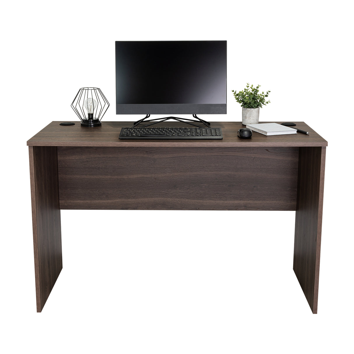 Escritorio Clásico Malibu Milan 120x75cm con Dos Pasacables - Escritorios | Bylmo