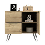 Cajonera Concept Duna Wengue 80.6x73.6cm Con Tres Cajones Y Patas