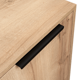 Cajonera Concept Duna Wengue 80.6x73.6cm con Tres Cajones y Patas - Cajoneras y Comodas | Bylmo