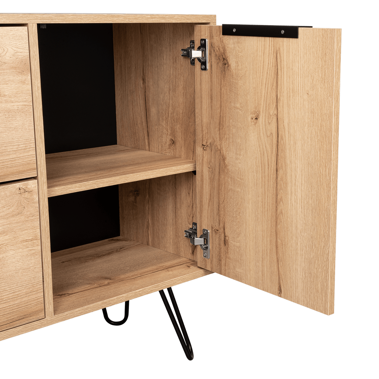 Cajonera Concept Duna Wengue 80.6x73.6cm con Tres Cajones y Patas - Cajoneras y Comodas | Bylmo