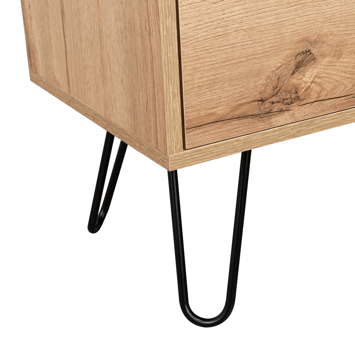 Cajonera Concept Duna Wengue 80.6x73.6cm con Tres Cajones y Patas - Cajoneras y Comodas | Bylmo