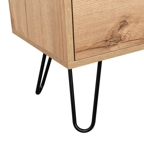 Cajonera Concept Duna Wengue 80.6x73.6cm con Tres Cajones y Patas - Cajoneras y Comodas | Bylmo
