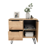 Cajonera Concept Duna Wengue 80.6x73.6cm con Tres Cajones y Patas - Cajoneras y Comodas | Bylmo