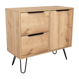Cajonera Concept Duna Wengue 80.6x73.6cm con Tres Cajones y Patas - Cajoneras y Comodas | Bylmo