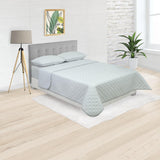 Cubrelecho Doble Faz Convex Blanco Para Cama King 200 X 200 Cm Fondo Entero - Tendidos y Cubrelechos | Bylmo