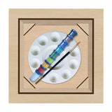 Kit Cuadro para Pintar Gatos en MDF 30x30cm con Acrílicos y Pincel - Cuadros | Bylmo