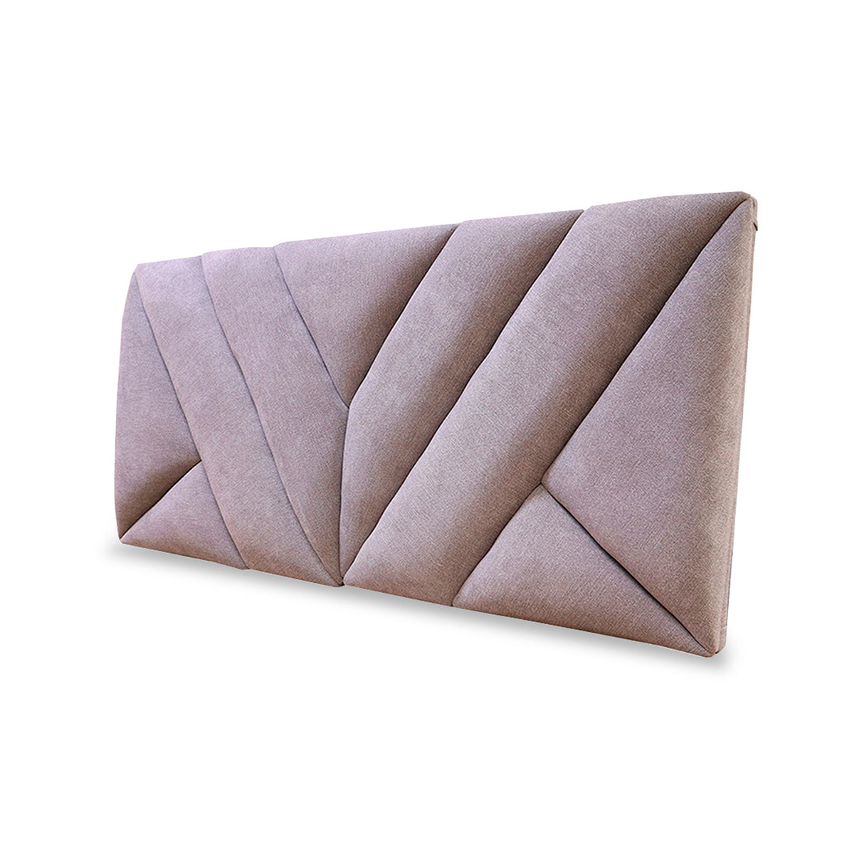 Cabecero Hug Gris Claro 140x60cm en la Pared Para Cama Semidoble - Cabeceros | Bylmo