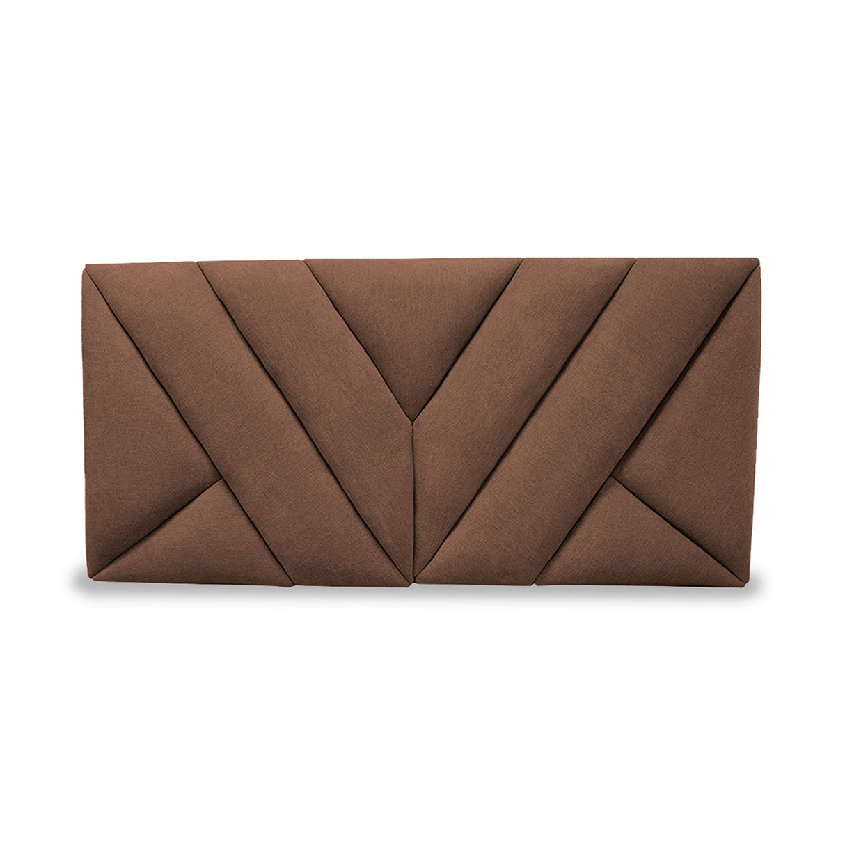 Cabecero Hug Marron 140x60cm en la Pared Para Cama Doble - Cabeceros | Bylmo