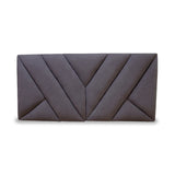 Cabecero Hug Gris Oscuro 160x60cm en la Pared Para Cama Queen - Cabeceros | Bylmo