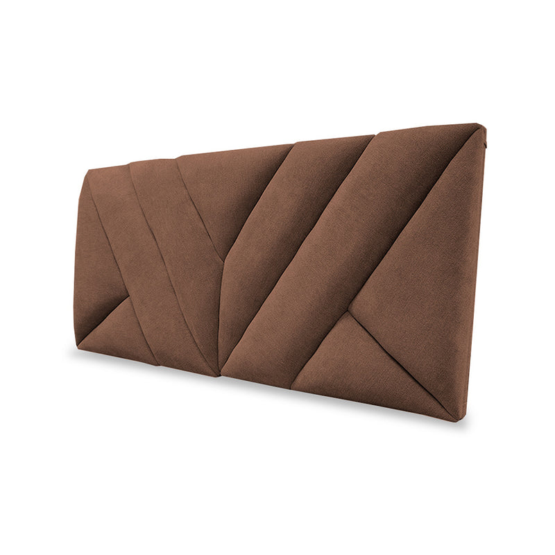 Cabecero Hug Marron 200x60cm En La Pared Para Cama King