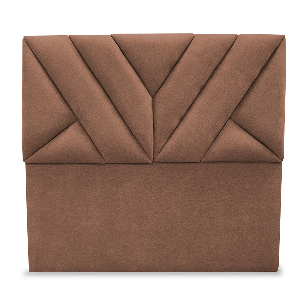Cabecero Hug Marron 100x115cm a la Estructura de la Cama Para Cama Sencilla - Cabeceros | Bylmo