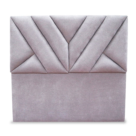 Cabecero Hug Gris Claro 120x115cm a la Estructura de la Cama Para Cama Semidoble - Cabeceros | Bylmo