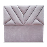 Cabecero Hug Gris Claro 140x115cm a la Estructura de la Cama Para Cama Doble - Cabeceros | Bylmo