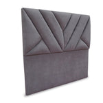 Cabecero Hug Gris Oscuro 140x115cm A La Estructura De La Cama Para Cama Doble