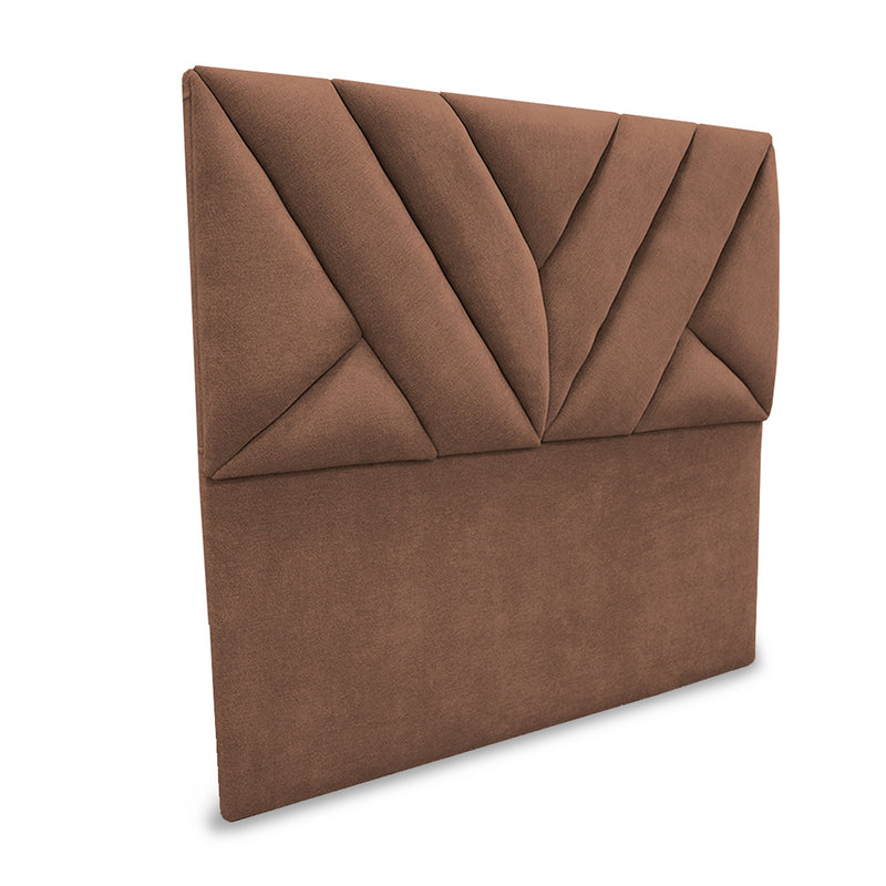 Cabecero Hug Marron 160x115cm A La Estructura De La Cama Para Cama Queen