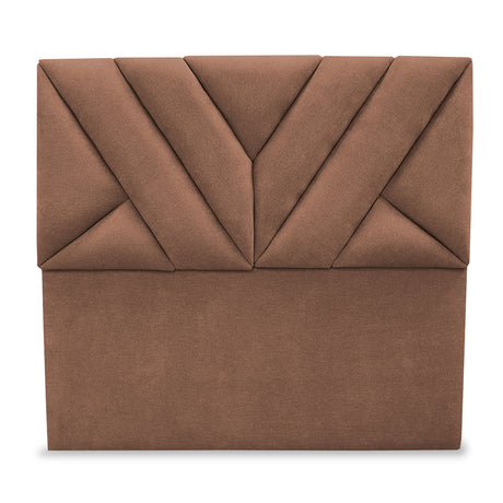 Cabecero Hug Marron 200x115cm a la Estructura de la Cama Para Cama King - Cabeceros | Bylmo