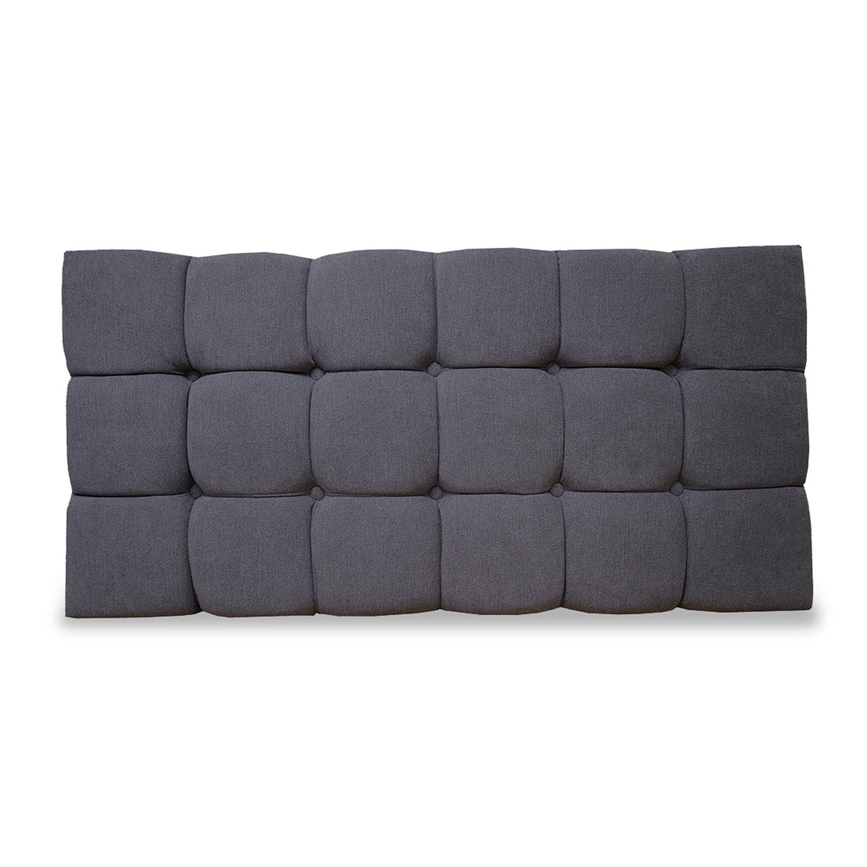 Cabecero Michel Gris Oscuro 120x60cm en la Pared Para Cama Semidoble - Cabeceros | Bylmo