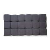 Cabecero Michel Gris Oscuro 120x60cm en la Pared Para Cama Semidoble - Cabeceros | Bylmo